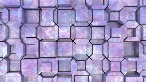 3D render of a moving textured surface, abstract color background. Loop motion Stock-Footage 126679815