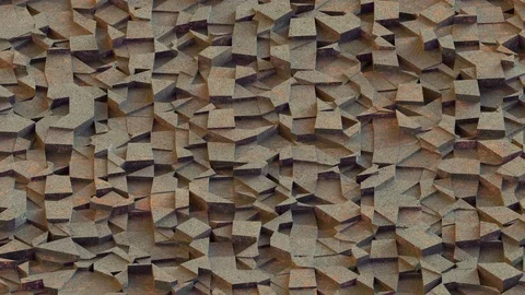 3D render of a moving textured surface, abstract color background. Loop motion Stockbeeldmateriaal 127127122