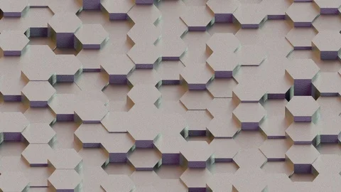3D render of a moving textured surface, abstract color background. Loop motion Stock-Footage 127128888