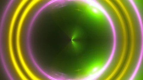 3d render of multicolored fractal lights. Glowing effects. Computer generated Stock Footage 117551252