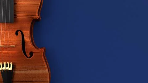 3d render musical instruments in the background Stock Illustration