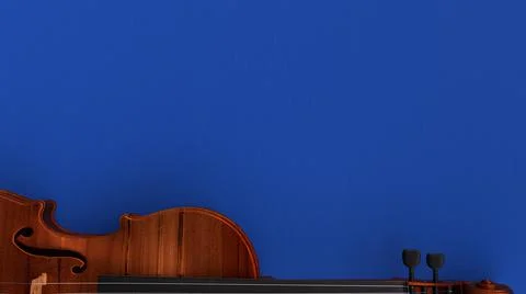 3d render musical instruments in the background Stock Illustration