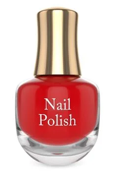 3d render of nail polish over white Illustrazione stock