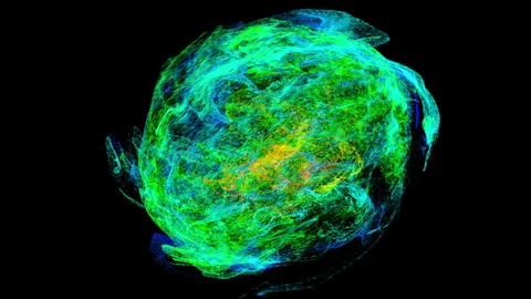 3d render Nebula Stock Footage 312814945