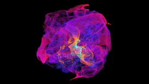 3d render Nebula Stock Illustration