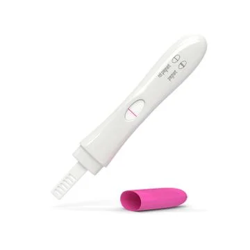 3d render of negative pregnancy test Stock-Illustration