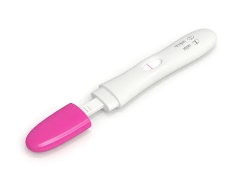 3d render of negative pregnancy test 스톡 일러스트