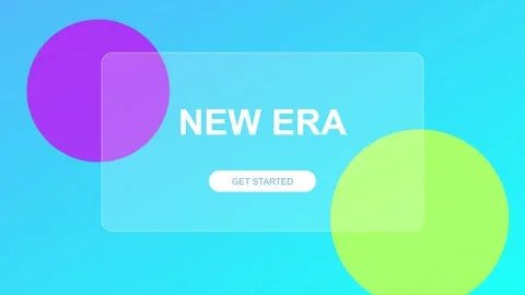 3D render of new era interface creating modern futuristic background Stock Footage 334940370