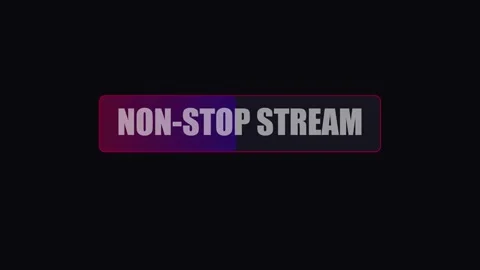 3D render of non stop stream interface creating futuristic streaming background Stock Footage 334940388