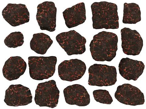 3D render of objects on a light background. Stock Illustration