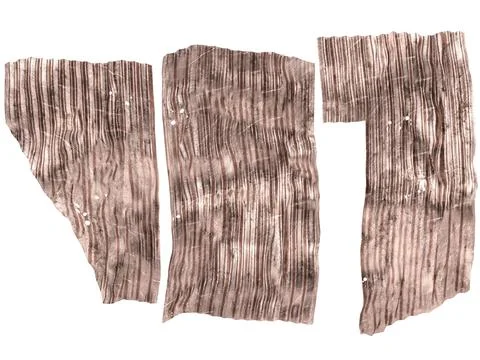 3D render of objects on a light background. Illustrazione stock