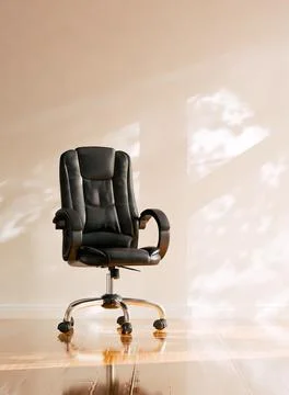 3d render of office chair for profession or office background usage Stock Illustration