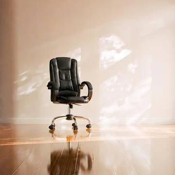 3d render of office chair for profession or office background usage Stock Illustration