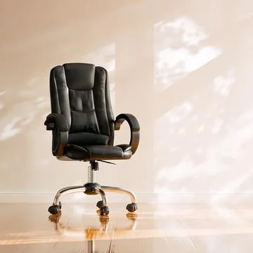 3d render of office chair for profession or office background usage Stock Illustration