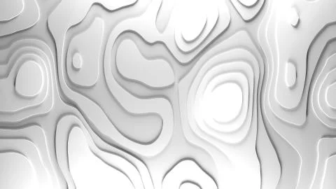 3D Render ofTopology Relief Background Illustrazione stock