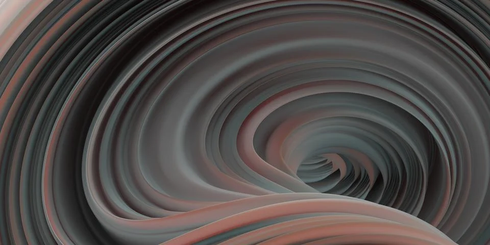 3d render with part of abstract art 3d sculpture Stock Illustration