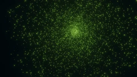 3d render particles animation Stock Footage 147259424