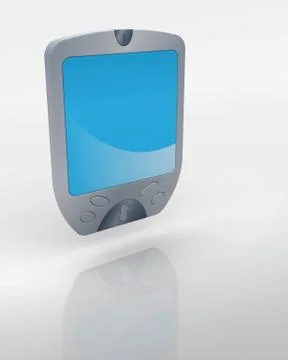 3D render PDA Stock Illustration