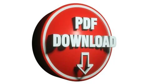 3d render. PDF icon 3d concept Stock Illustration