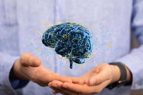 3d render of personal data security Illustrates cyber data or information Stock Photos