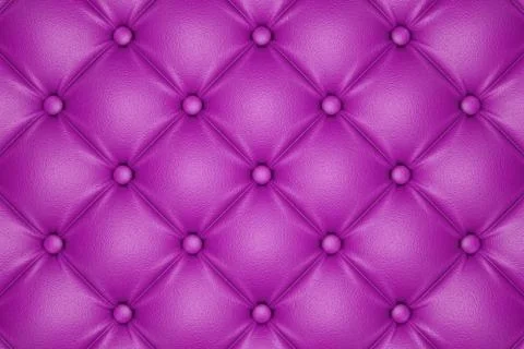 3D render of the pink quilted leather pattern Illustrazione stock