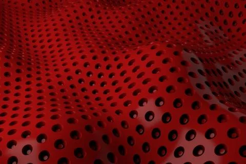 3d render plastic background with reflections. Displacement surface. Random p Stock Illustration