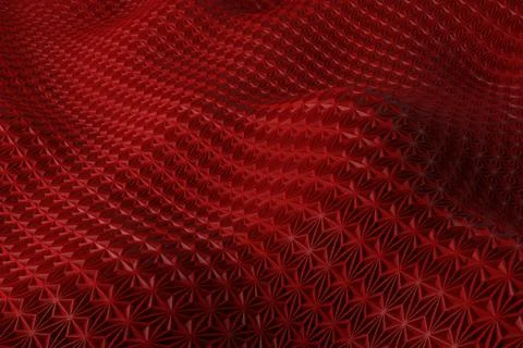 3d render plastic background with reflections. Displacement surface. Random p Stock Illustration