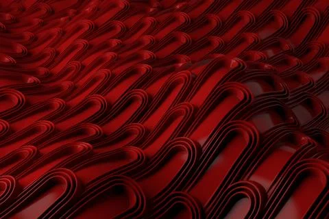 3d render plastic background with reflections. Displacement surface. Random p Illustrazione stock