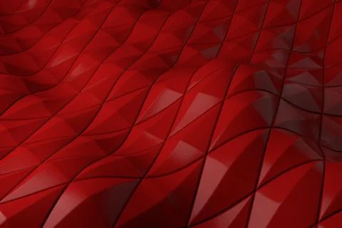 3d render plastic background with reflections. Displacement surface. Random p Stock Illustration