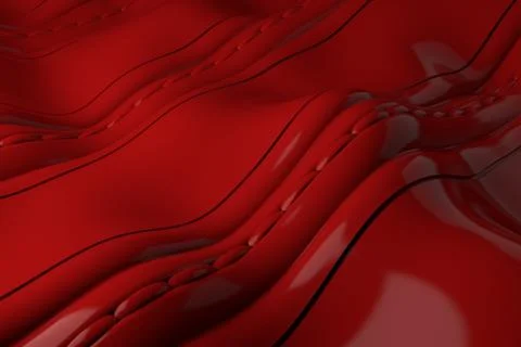 3d render plastic background with reflections. Displacement surface. Random p Stock Illustration