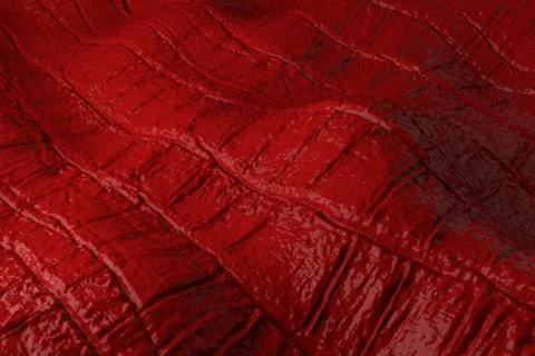 3d render plastic background with reflections. Displacement surface. Random p Stock Illustration