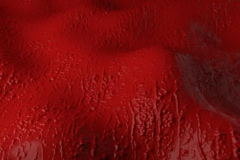 3d render plastic background with reflections. Displacement surface. Random p Stock Illustration