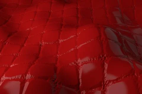 3d render plastic background with reflections. Displacement surface. Random p Stock Illustration