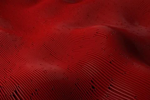 3d render plastic background with reflections. Displacement surface. Random p Stock Illustration