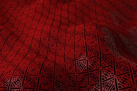 3d render plastic background with reflections. Displacement surface. Random p Stock Illustration