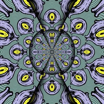 3D render plastic background seamless tile Illustrazione stock