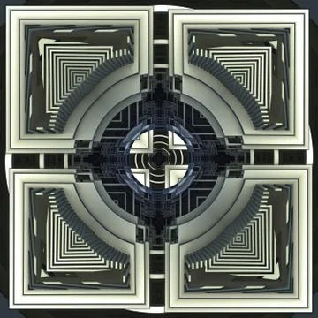 3D render plastic background tile Stock Illustration