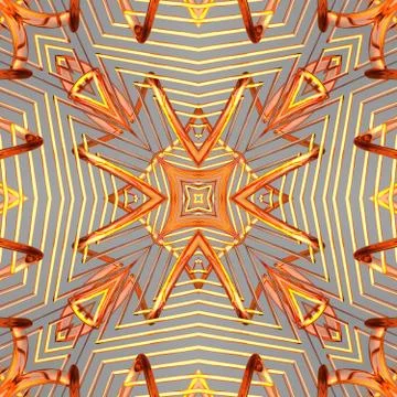 3D render plastic background tile Stock-Illustration