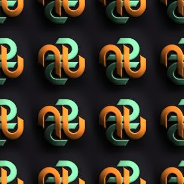 3D render  plastic background tile Stock Illustration