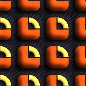 3D render  plastic background tile Illustrazione stock