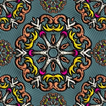 3D render plastic background tile Stock Illustration