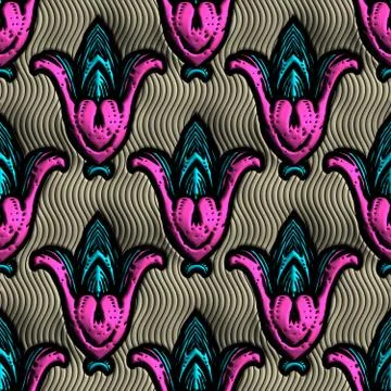 3D render plastic background tile Stock Illustration