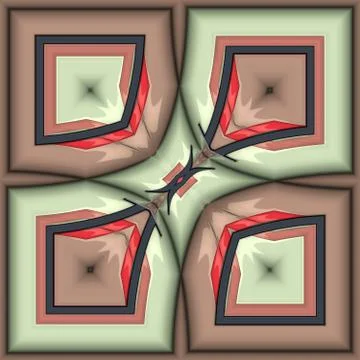 3D render plastic puffs background tile Stock Illustration