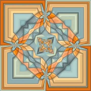 3D render plastic puffs background tile Illustrazione stock