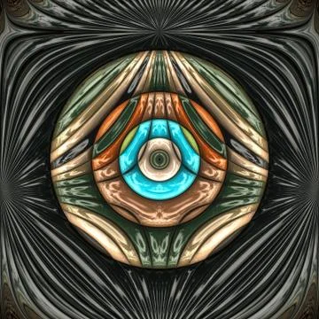 3D render plastic puffs background tile Stock Illustration