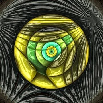 3D render plastic puffs background tile Illustrazione stock