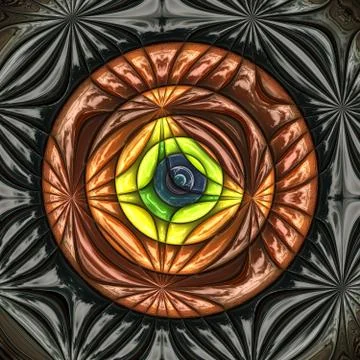 3D render plastic puffs background tile Stock Illustration