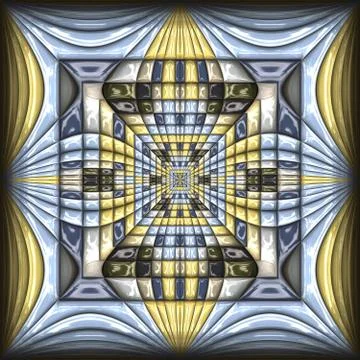 3D render plastic puffs background tile Illustrazione stock