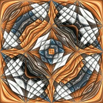 3D render plastic puffs background tile Stock Illustration