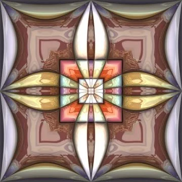 3D render plastic puffs background tile Stock Illustration